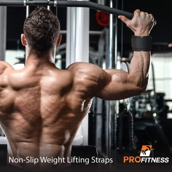 ProFitness Weight Lifting Straps 2 ProFitness Weight Lifting Straps - Image 2
