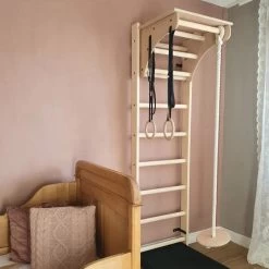 BenchK 112 + A204 Wall Bars -Fitness Equipment Store BenchK 112 A204 2