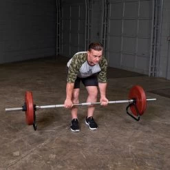 Body Solid Body-Solid Olympic Bar Stand (single) -Fitness Equipment Store Body SolidOlympicBarStand single Exercise1