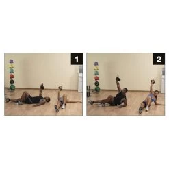 Body Solid Body-Solid Premium Kettlebells Set -Fitness Equipment Store Body SolidPremiumKettlebellsSetExercise5