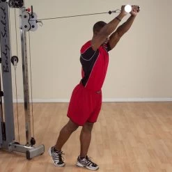 Body Solid Body-Solid Pro-Grip Tricep Pressdown Bar -Fitness Equipment Store Body SolidPro GripTricepPressdownBarExercise4