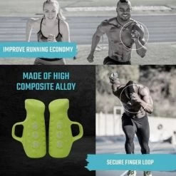 Egg Weights 2.0 Lb Set Adult Running Pods -Fitness Equipment Store EggWeights2.0LbSetAdultRunningPodsLimeGreen