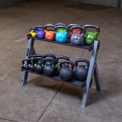 Body Solid Dumbbell/Kettlebell Rack -Fitness Equipment Store GDKR100 C DSF0395 1500px