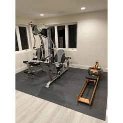 PaviFlex FitnessPro Rubber Flooring -Fitness Equipment Store MarbleCarbono2