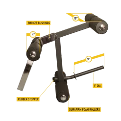 Body Solid Body-Solid Leg Developer Attachment GLDA3 -Fitness Equipment Store TECHSPECS GLDA3