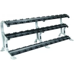 York Barbell 3 Tier ETS Saddle Rack For Pro Style Dumbbells
