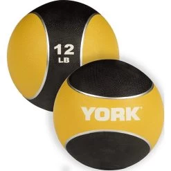 York Barbell Medicine Ball -Fitness Equipment Store YorkBarbellMedicineBall12lbs