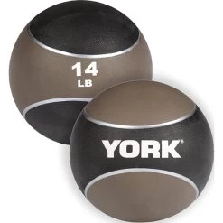 York Barbell Medicine Ball -Fitness Equipment Store YorkBarbellMedicineBall14lbs