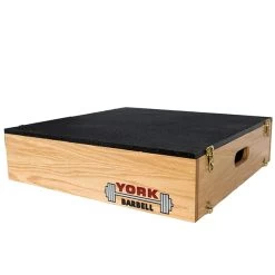 York Barbell Stackable Plyo / Step-Up Box -Fitness Equipment Store YorkBarbellStackablePlyoStep UpBox24x24x6