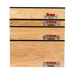 York Barbell Stackable Plyo / Step-Up Box -Fitness Equipment Store YorkBarbellStackablePlyoStep UpBoxFrontView