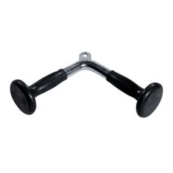 York Barbell Triceps Press-Down Chrome Bar