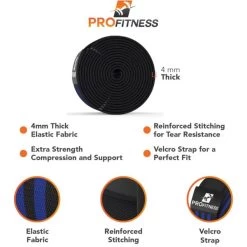 ProFitness Knee Wraps -Fitness Equipment Store a424ed4bd3a7d6aea720b86d4a360f75 5d0a7526406b5 600x600 1