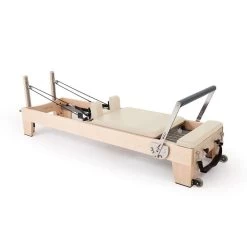 Elina Pilates Elite Wood Reformer -Fitness Equipment Store elite wood reformer ivory