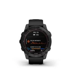 Garmin Fenix 7 Sapphire Solar Multisport Smartwatch -Fitness Equipment Store fenix 7 sapphire solar black dlc titanium with black band 2
