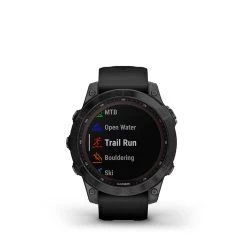 Garmin Fenix 7 Sapphire Solar Multisport Smartwatch -Fitness Equipment Store fenix 7 sapphire solar black dlc titanium with black band 7