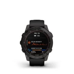 Garmin Fenix 7 Sapphire Solar Multisport Smartwatch -Fitness Equipment Store fenix 7 sapphire solar carbon gray dlc titanium with black band 2