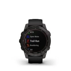 Garmin Fenix 7 Sapphire Solar Multisport Smartwatch -Fitness Equipment Store fenix 7 sapphire solar carbon gray dlc titanium with black band 7