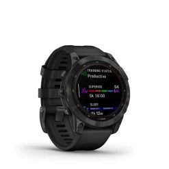 Garmin Fenix 7 Solar Multisport GPS Smartwatch -Fitness Equipment Store fenix 7 solar slate gray with black band 3
