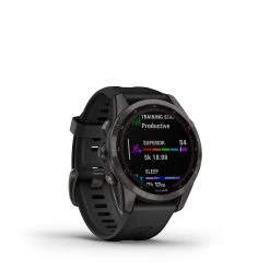 Garmin Fenix 7S Sapphire Solar Multisport GPS Smartwatch -Fitness Equipment Store fenix 7s sapphire solar carbon gray dlc titanium with black band 3