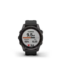 Garmin Fenix 7S Sapphire Solar Multisport GPS Smartwatch -Fitness Equipment Store fenix 7s sapphire solar carbon gray dlc titanium with black band 6