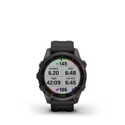 Garmin Fenix 7S Sapphire Solar Multisport GPS Smartwatch -Fitness Equipment Store fenix 7s sapphire solar carbon gray dlc titanium with black band 9