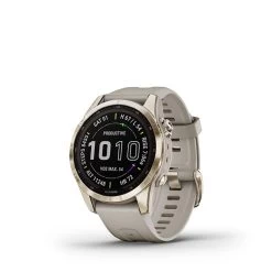 Garmin Fenix 7S Sapphire Solar Multisport GPS Smartwatch -Fitness Equipment Store fenix 7s sapphire solar cream gold titanium with light sand band 1