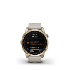 Garmin Fenix 7S Sapphire Solar Multisport GPS Smartwatch -Fitness Equipment Store fenix 7s sapphire solar cream gold titanium with light sand band 2