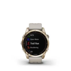 Garmin Fenix 7S Sapphire Solar Multisport GPS Smartwatch -Fitness Equipment Store fenix 7s sapphire solar cream gold titanium with light sand band 7