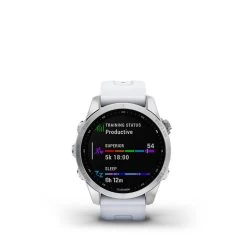 Garmin Fenix 7S Multisport GPS Smartwatch -Fitness Equipment Store fenix 7s silver with whitestone band 2