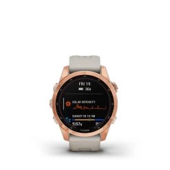 Garmin Fenix 7S Solar Multisport GPS Smartwatch -Fitness Equipment Store fenix 7s solar rose gold with light sand band 2