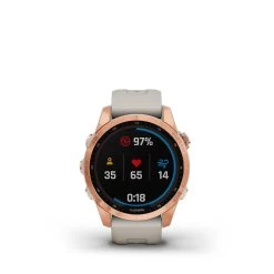 Garmin Fenix 7S Solar Multisport GPS Smartwatch -Fitness Equipment Store fenix 7s solar rose gold with light sand band 6