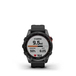 Garmin Fenix 7S Solar Multisport GPS Smartwatch -Fitness Equipment Store fenix 7s solar slate gray with black band 4