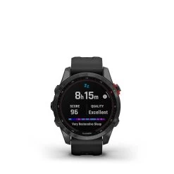 Garmin Fenix 7S Solar Multisport GPS Smartwatch -Fitness Equipment Store fenix 7s solar slate gray with black band 9