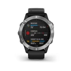Garmin Fenix 6 Multisport GPS Smartwatch -Fitness Equipment Store garmin fenix 6 silver with black band 010 02158 00 7