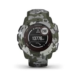 Garmin Instinct Solar Sportsman Camo Edition GPS Smartwatch -Fitness Equipment Store garmin instinct solar sportsman edition lichen camo 010 02293 16 2