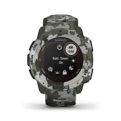 Garmin Instinct Solar Sportsman Camo Edition GPS Smartwatch -Fitness Equipment Store garmin instinct solar sportsman edition lichen camo 010 02293 16 4