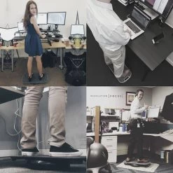 Revolution Focus Standing Desk Balance Board -Fitness Equipment Store revolution balance board standing desk 2