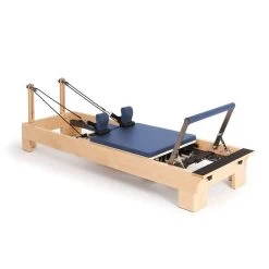 Elina Pilates Wood Reformer -Fitness Equipment Store wood reformer blue