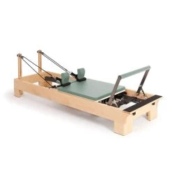 Elina Pilates Wood Reformer -Fitness Equipment Store wood reformer green